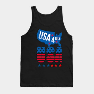 4 of July usa independence day Tank Top